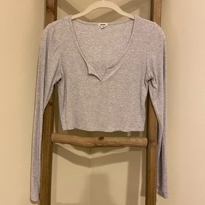 Garage Semi- Cropped Long Sleeve